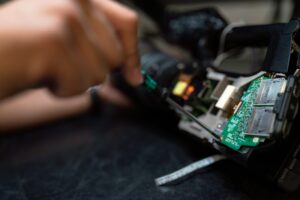 Smart home automation electrical wiring installation in a modern Abuja home